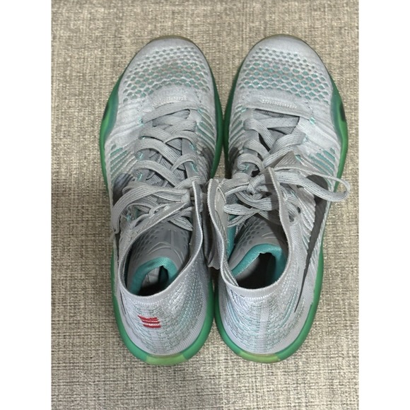 Nike Kobe 10 Elite Elevate Size 9 Wolf Gray 718763-041 Grey Green - Picture 5 of 9